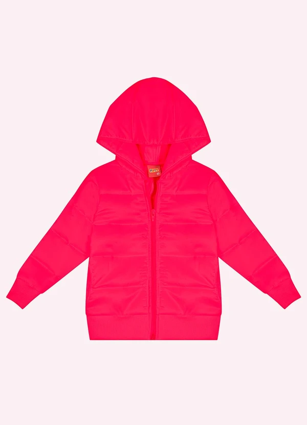 Kyly - Jaqueta Infantil Unissex Básica Rosa