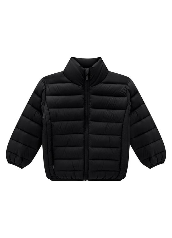 Kyly - Jaqueta Infantil Unissex em Nylon Preto
