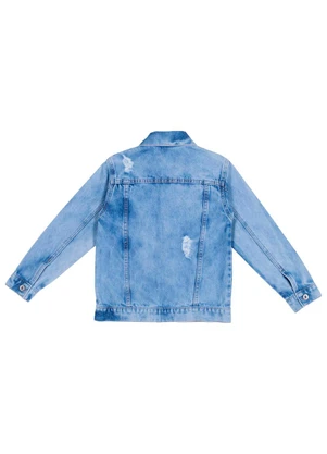 Milon - Jaqueta Infantil Unissex Jeans - MILON