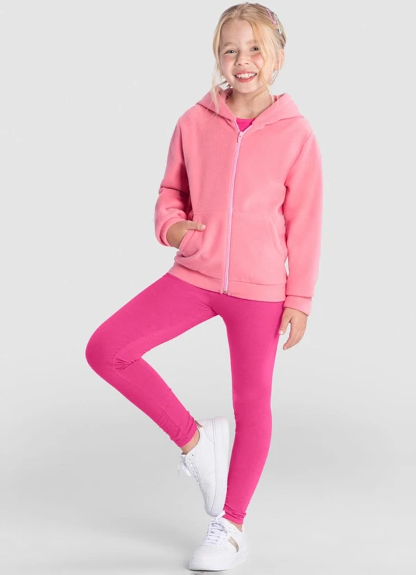 Brandili - Jaqueta Infantil Unissex Soft Rosa 2