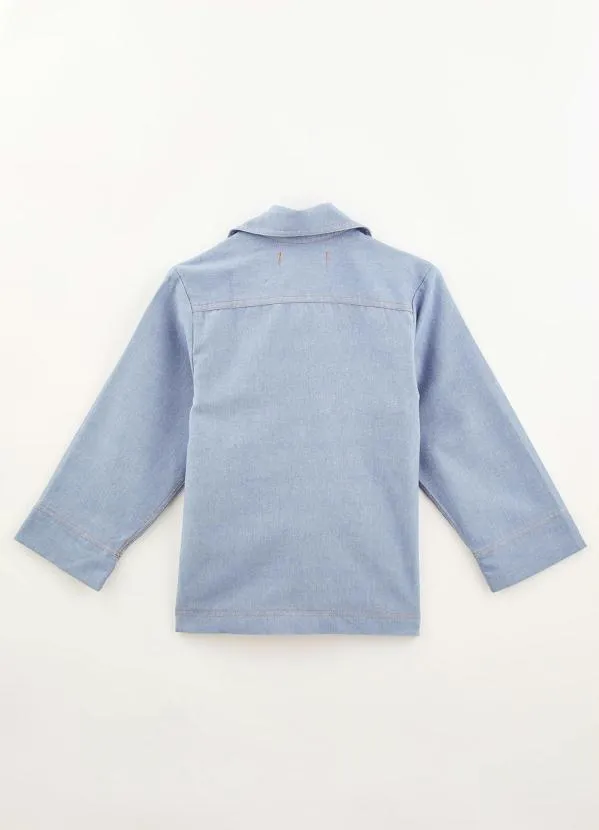 Bento - Jaqueta Jeans de Menino Azulzim Azul 2