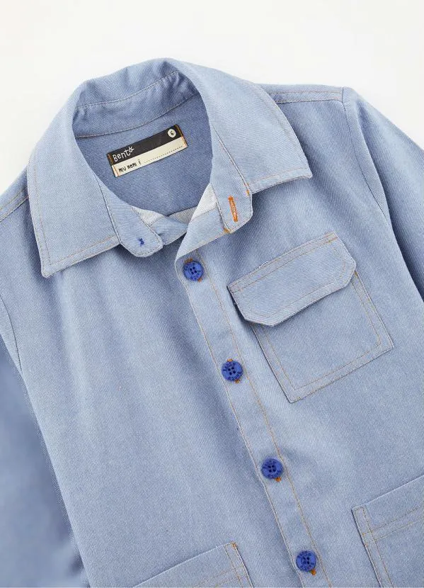 Bento - Jaqueta Jeans de Menino Azulzim Azul 3