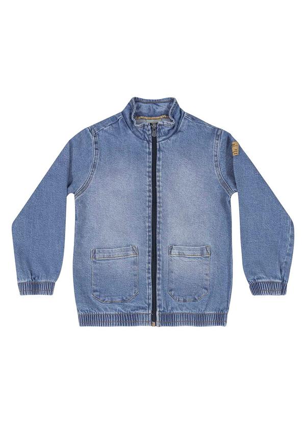 Quimby - Jaqueta Jeans Infantil Menino Azul