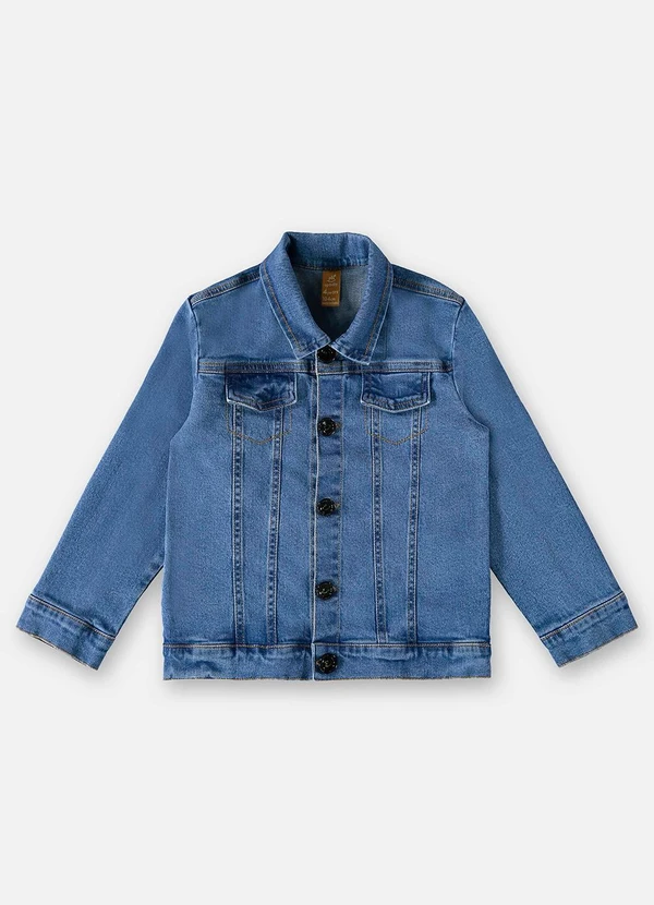 Up Baby - Jaqueta Jeans Infantil Menino Azul