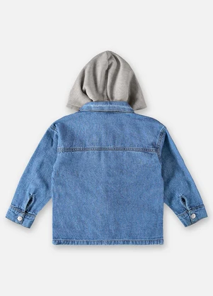 Up Baby - Jaqueta Jeans Infantil para Menino Azul - UP BABY