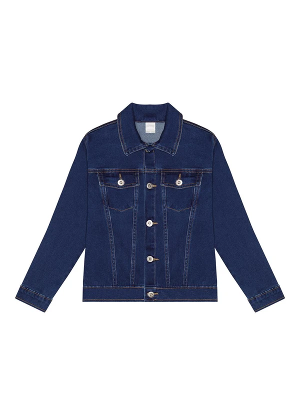 Alakazoo - Jaqueta Jeans Menino com Elastano e Bolsos Azul 3