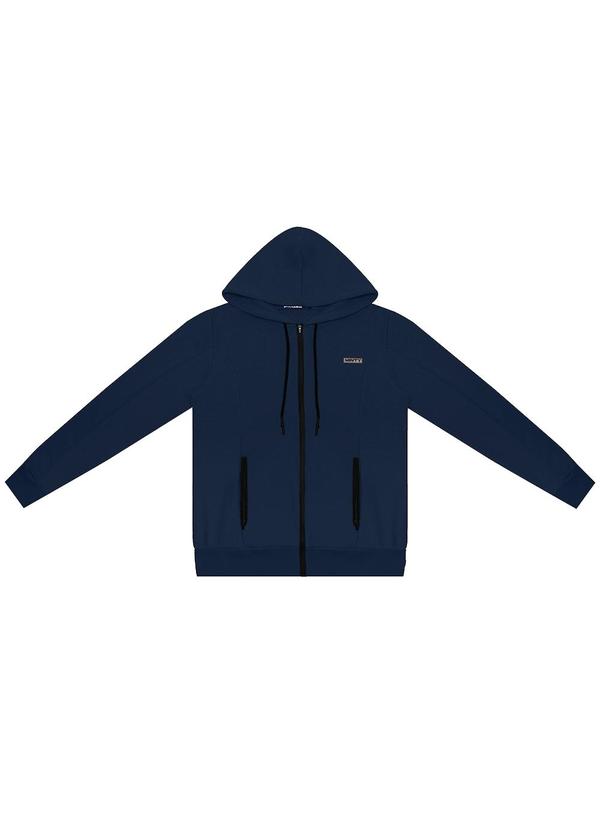 Minty - Jaqueta Juvenil Masculina em Moletom Azul