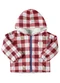 Marlan - Jaqueta Malha Térmica Ursinhos Xadrez Vermelho - variação: Vermelho
