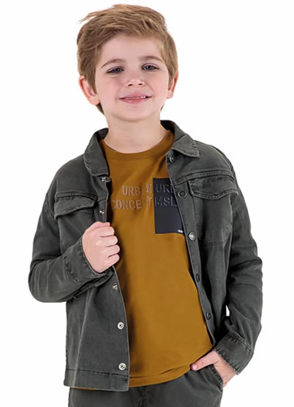 Marisol - Jaqueta Manga Longa Infantil Preto