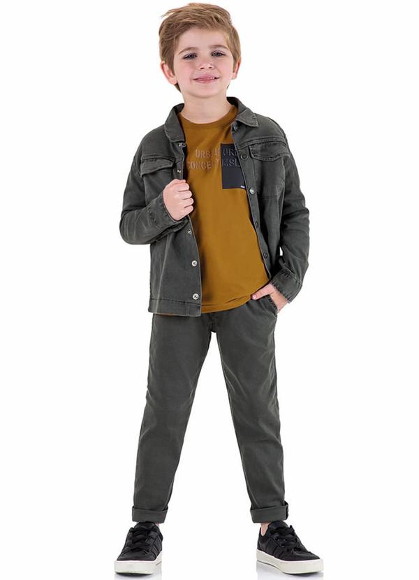 Marisol - Jaqueta Manga Longa Infantil Preto 2