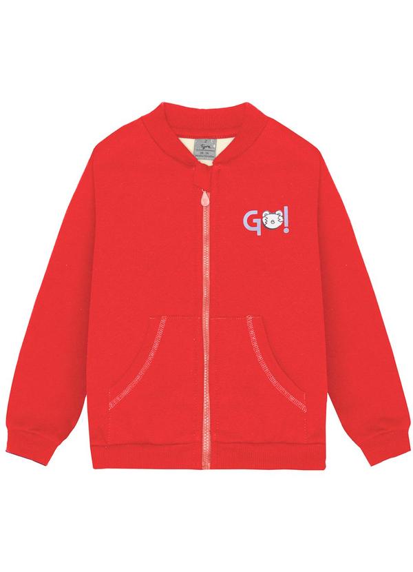 Tigor T Tigre - Jaqueta Manga Longa Moletom Masculina Bebê Vermel