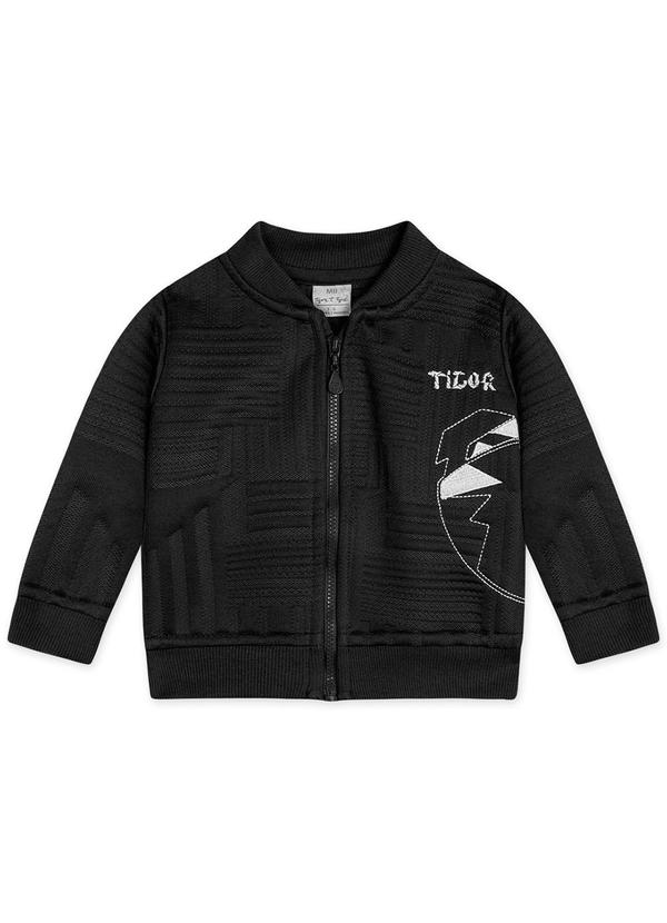 Tigor T Tigre - Jaqueta Masculina Bebê Preto
