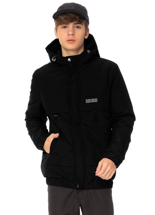 Rovitex Teen Jaqueta Menino com Capuz Preto