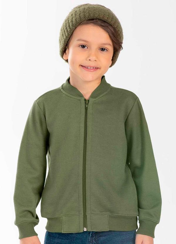 Cativa Kids - Jaqueta Masculina Infantil Moderna Verde 2