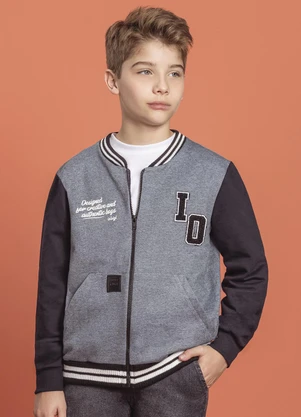 Ioluig - Jaqueta Menino College Azul - IOLUIG