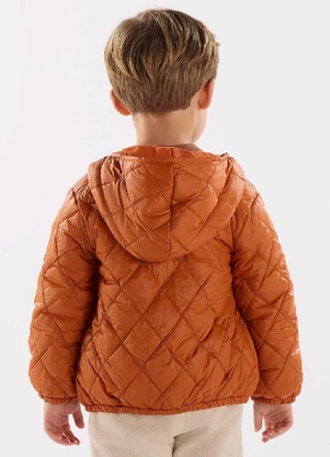 Up Baby - Jaqueta Menino em Matelassê Laranja - UP BABY