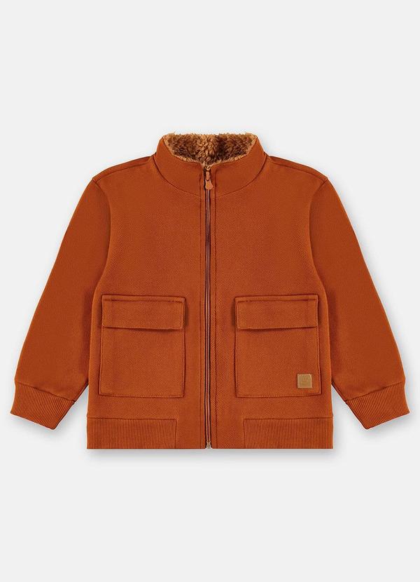 Up Baby - Jaqueta Menino Malha Alfaiataria Marrom 3