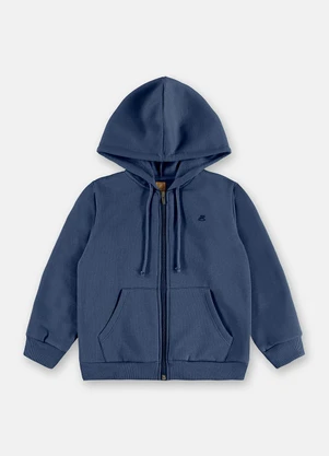 Up Baby - Jaqueta Menino Moletom Azul - UP BABY