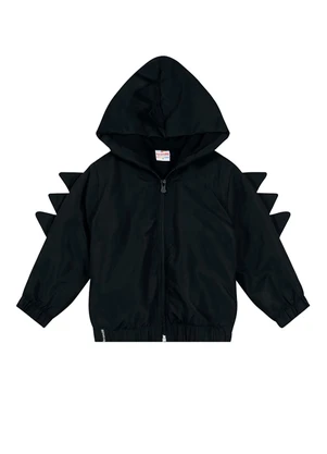 Brandili - Jaqueta Microfibra Infantil Menino Preto - BRANDILI