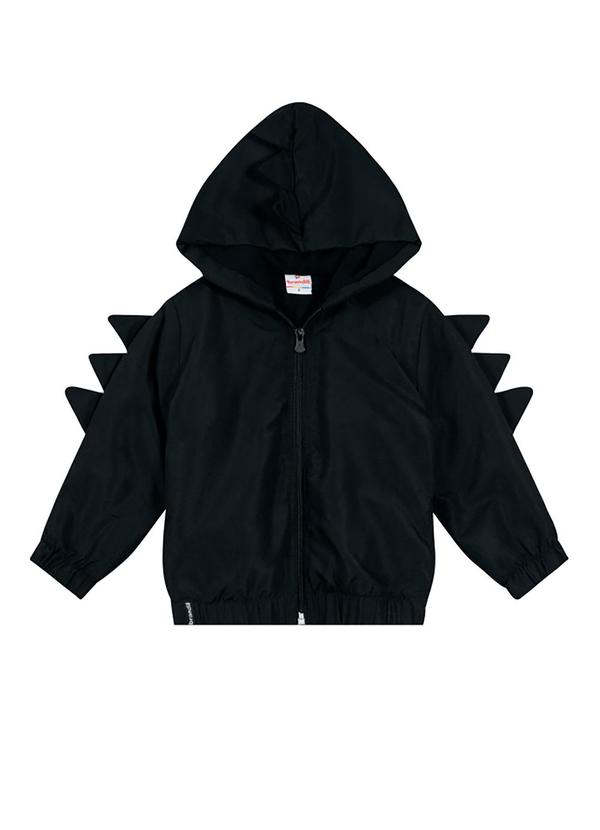 Brandili - Jaqueta Microfibra Infantil Menino Preto
