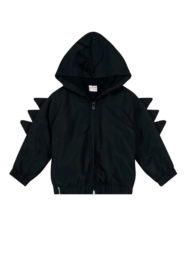 Brandili - Jaqueta Microfibra Infantil Menino Preto