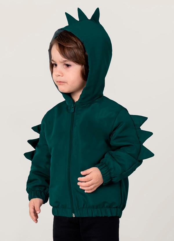 Brandili - Jaqueta Microfibra Infantil Menino Verde