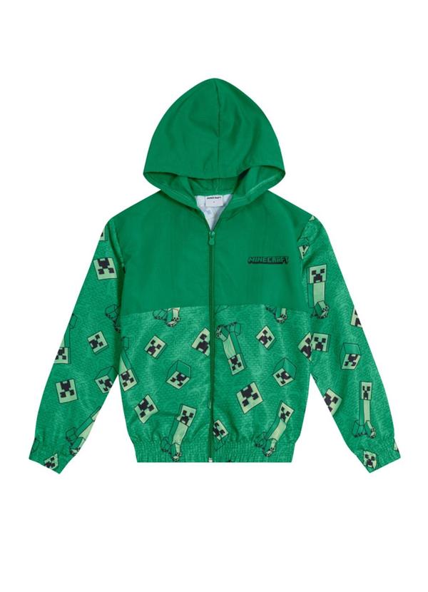 Brandili - Jaqueta Microfibra Minecraft Unissex Verde 2
