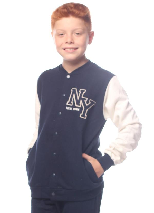 Pulla Bulla - Jaqueta Moletom Azul