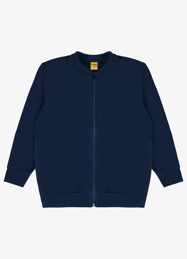 Rovi Kids - Jaqueta Moletom Azul