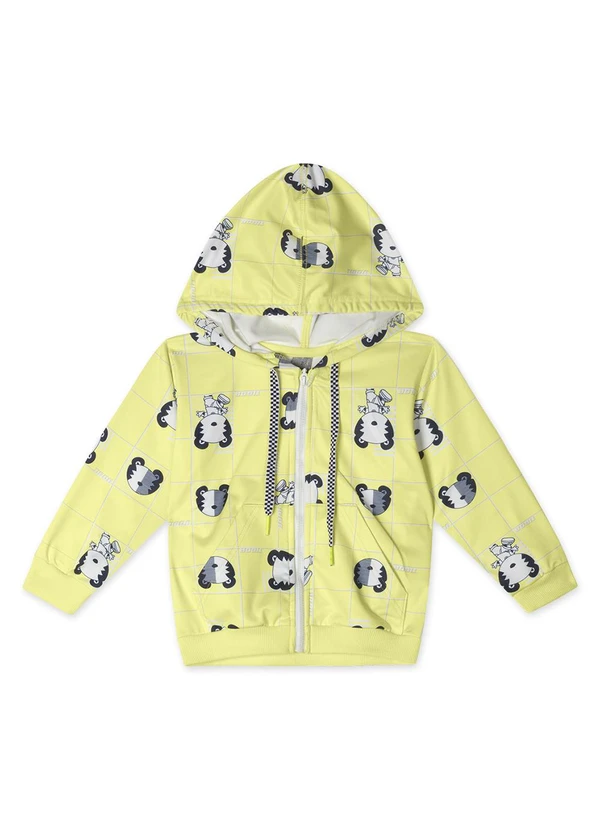 Tigor T Tigre - Jaqueta Moletom Bebê Masculina Verde