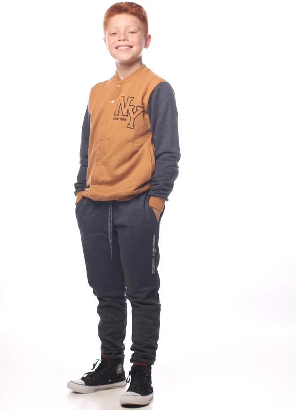 Pulla Bulla - Jaqueta Moletom Marrom 2