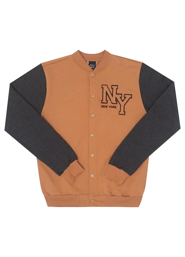 Pulla Bulla - Jaqueta Moletom Marrom 3