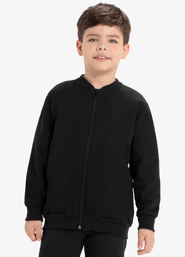 Rovi Kids - Jaqueta Moletom Preto