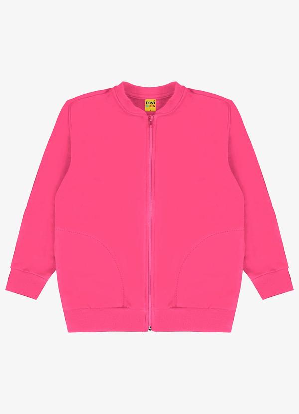 Rovi Kids - Jaqueta Moletom Rosa