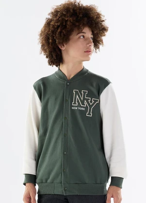 Pulla Bulla - Jaqueta Moletom Verde - PULLA BULLA