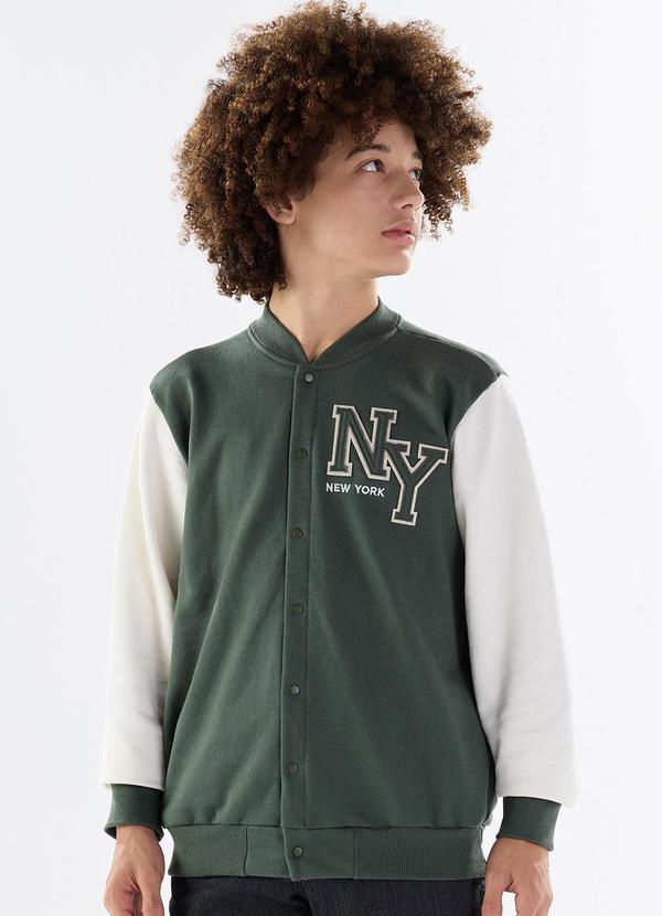 Pulla Bulla - Jaqueta Moletom Verde 1