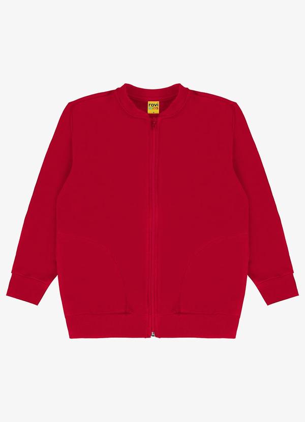 Rovi Kids - Jaqueta Moletom Vermelho