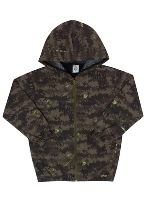 Pulla Bulla - Jaqueta Nylon Menino Verde - PULLA BULLA