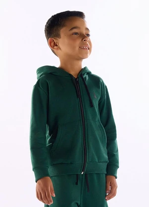 Quimby - Jaqueta para Menino com Capuz Verde - QUIMBY