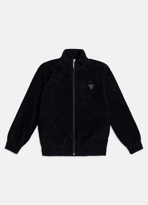 Youccie - Jaqueta Preta de Veludo Cotelê Preto - YOUCCIE