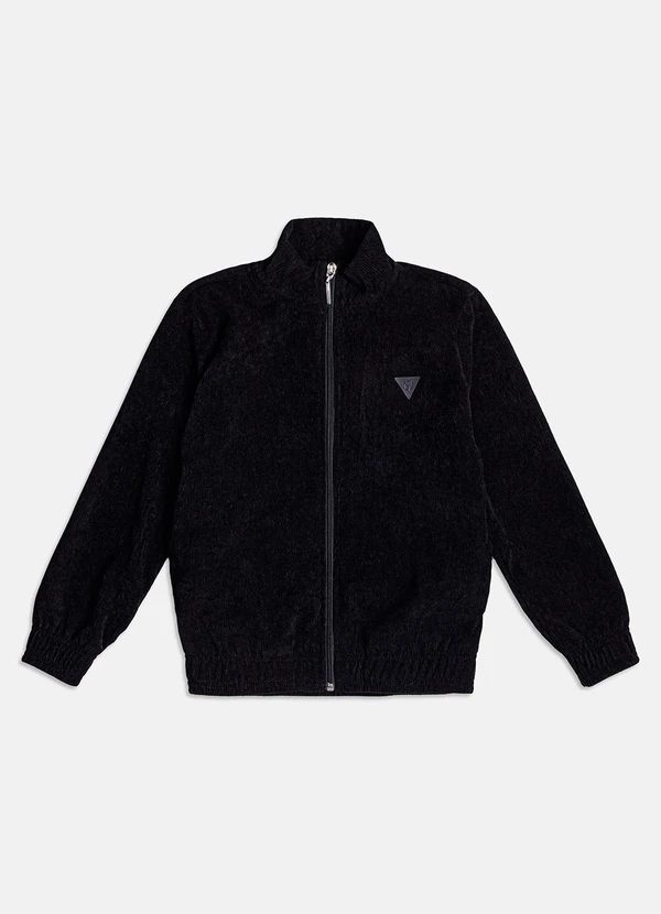 Youccie - Jaqueta Preta de Veludo Cotelê Preto