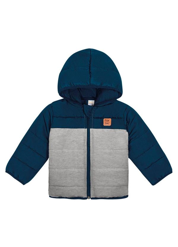 Abrange - Jaqueta Puffer Azul Marinho