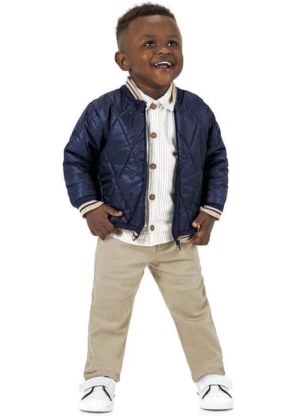 Marisol - Jaqueta Puffer Infantil Azul 2