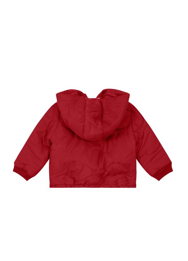 Brandili - Jaqueta Puffer Infantil Unissex Vermelho 2