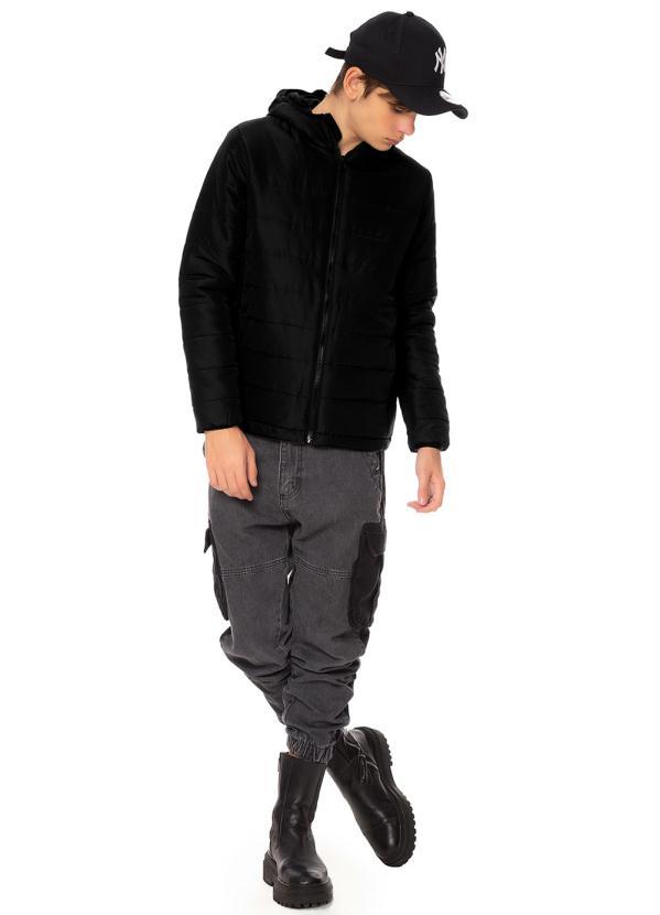 Rovitex Teen - Jaqueta Puffer Menino Preto 2