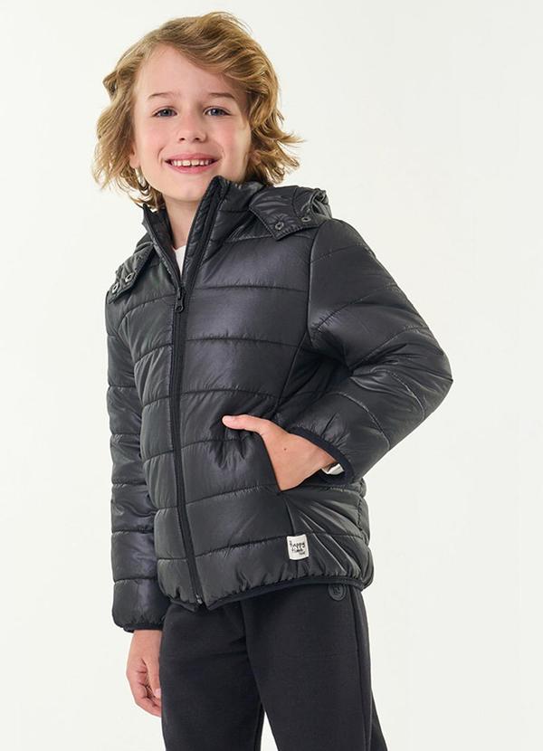 Trick Nick - Jaqueta Puffer Preto