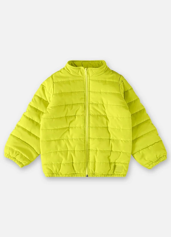 Up Baby - Jaqueta Puffer Unissex Infantil Amarelo 3