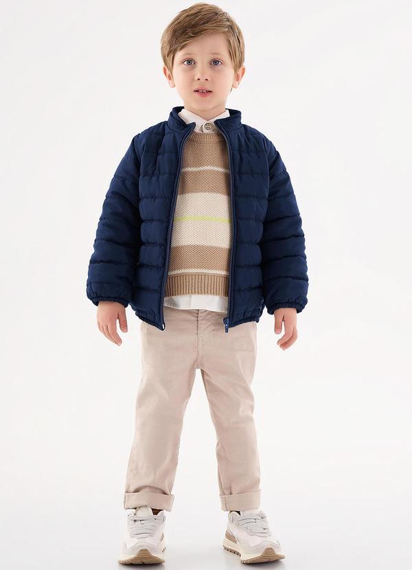 Up Baby - Jaqueta Puffer Unissex Infantil Azul 2