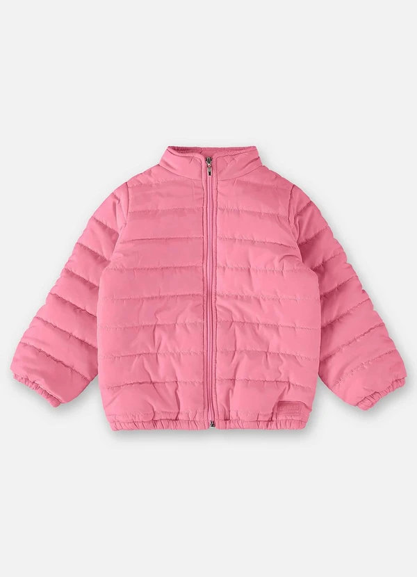 Up Baby - Jaqueta Puffer Unissex Infantil Rosa 3