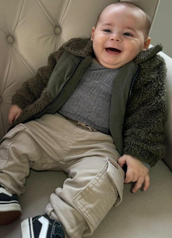 Sun Place - Jaqueta Teddy Bebê Menino Verde